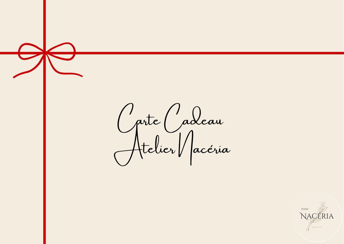 Carte-cadeau Atelier Nacéria