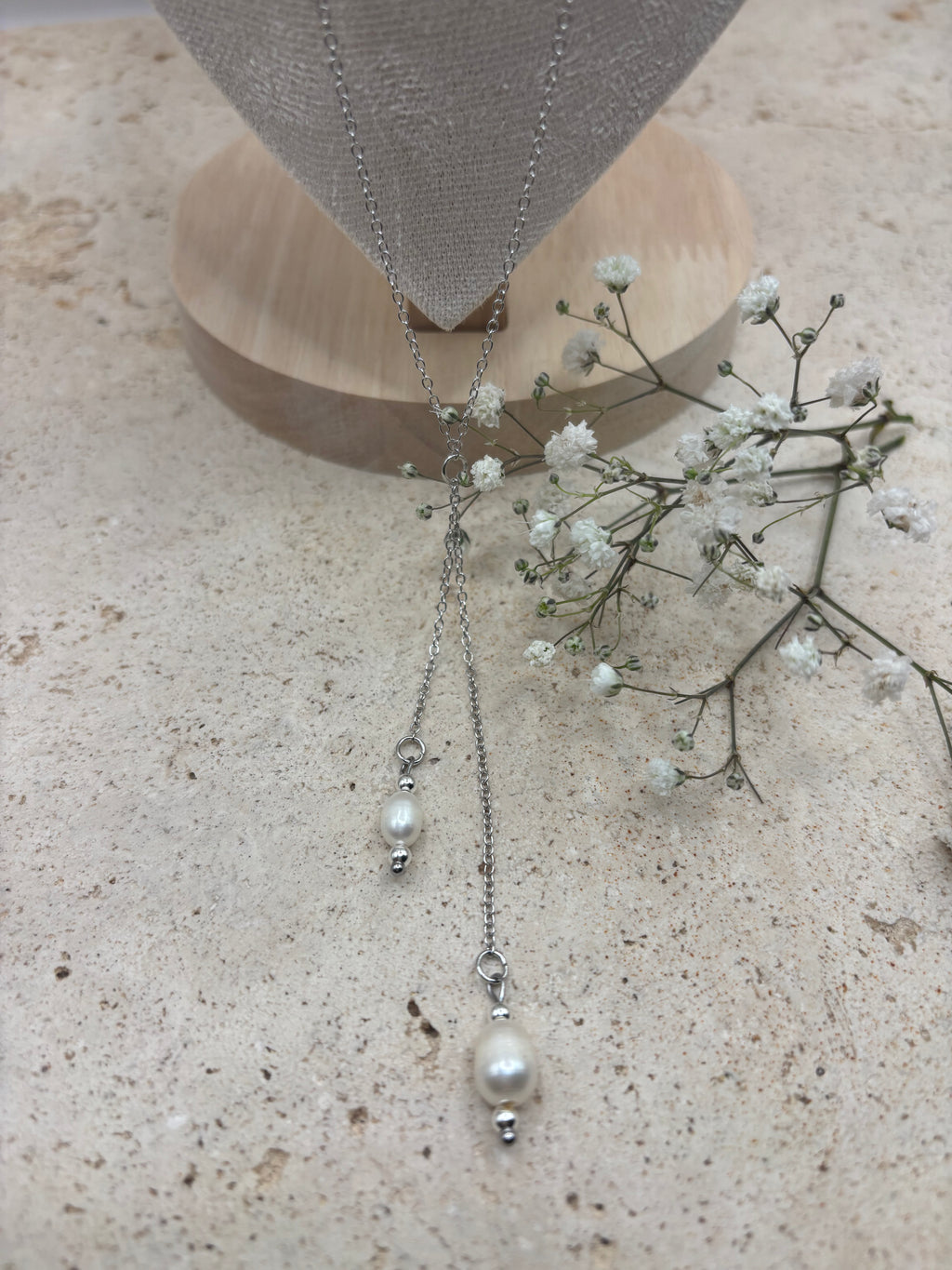 Sautoir Orane Argent