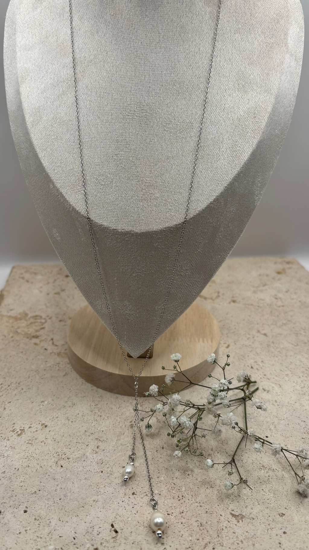 Sautoir Orane Argent