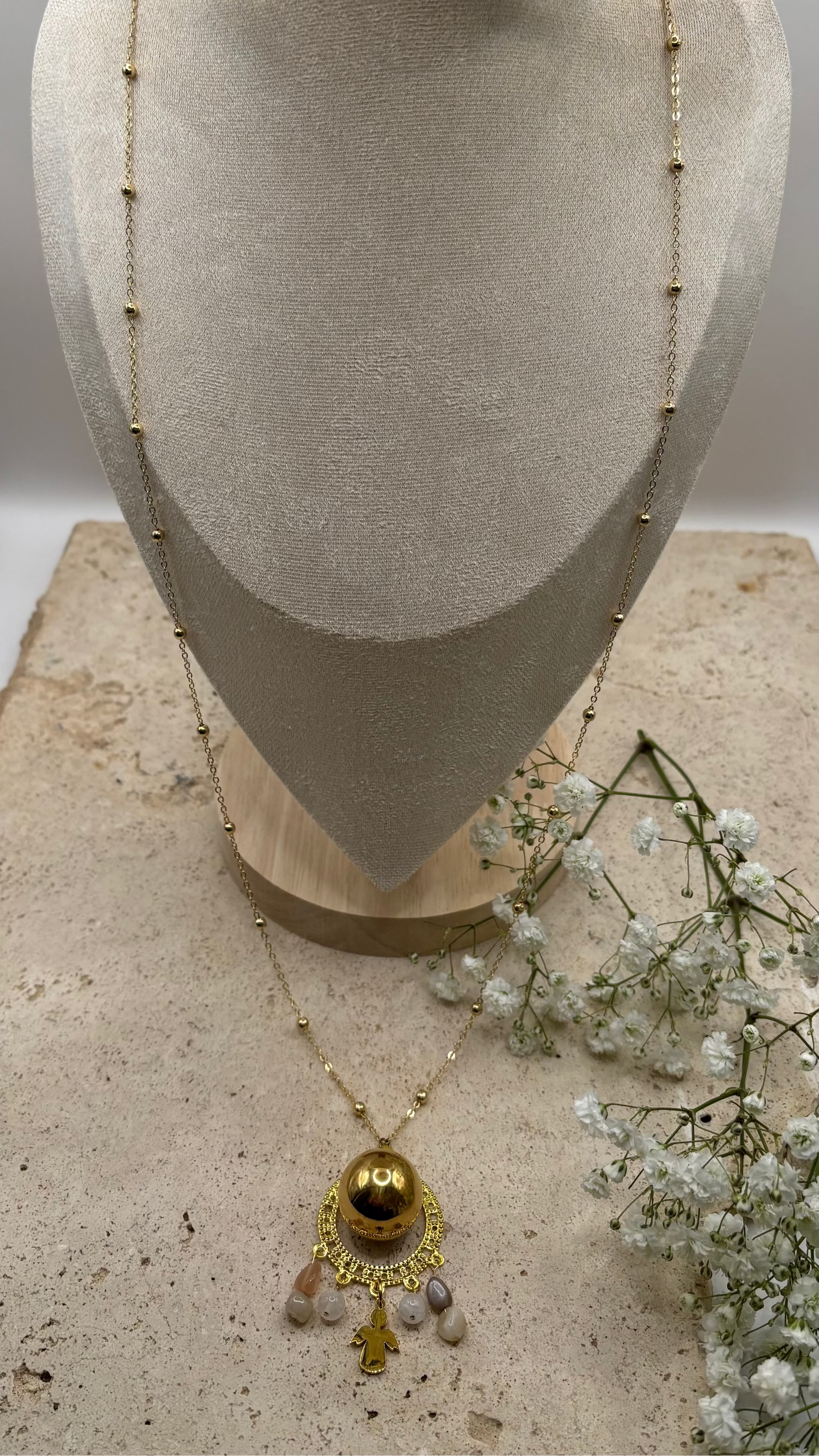 Bola Pierre de Lune Or