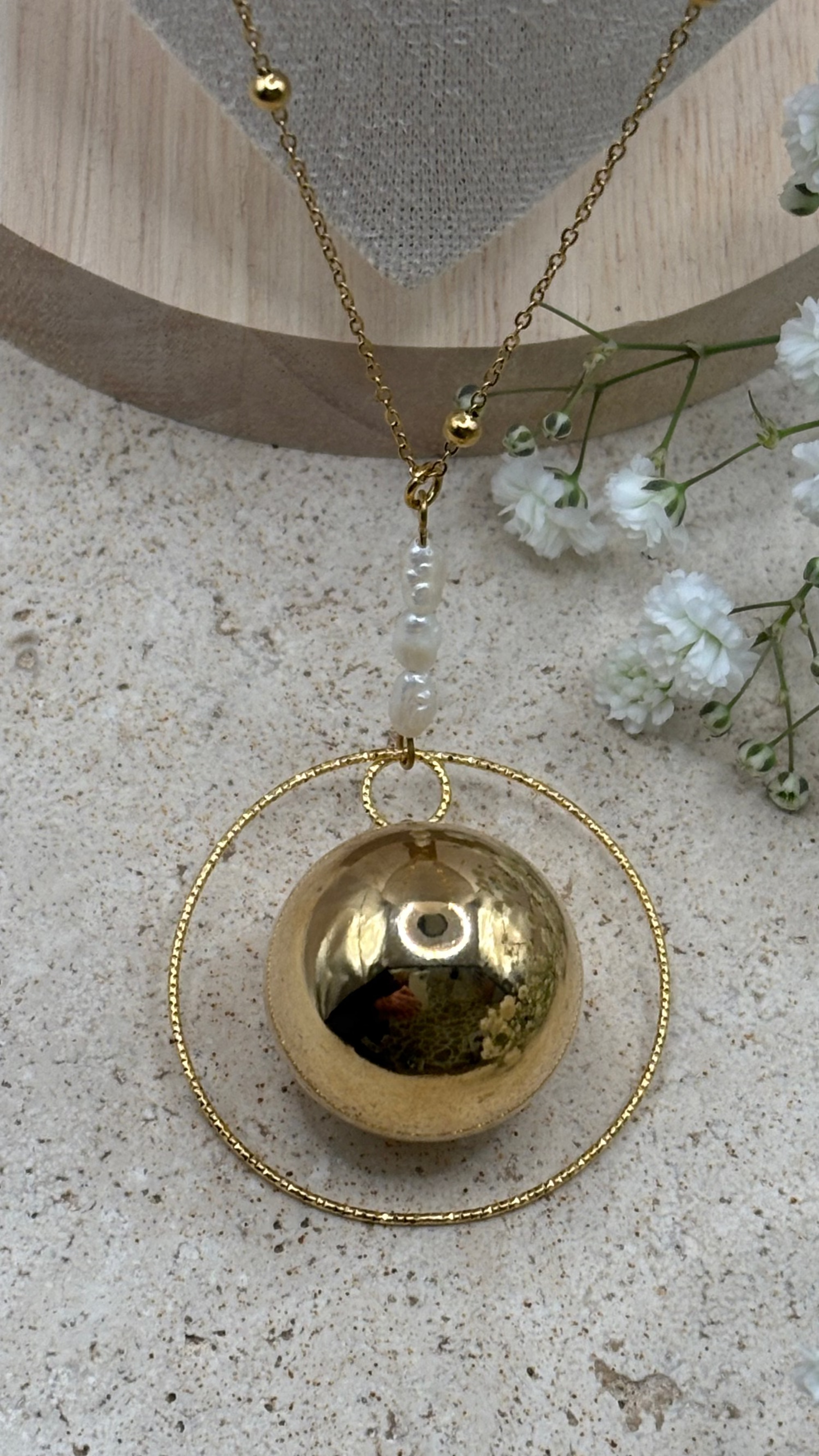 Bola Nacre de Vie Or