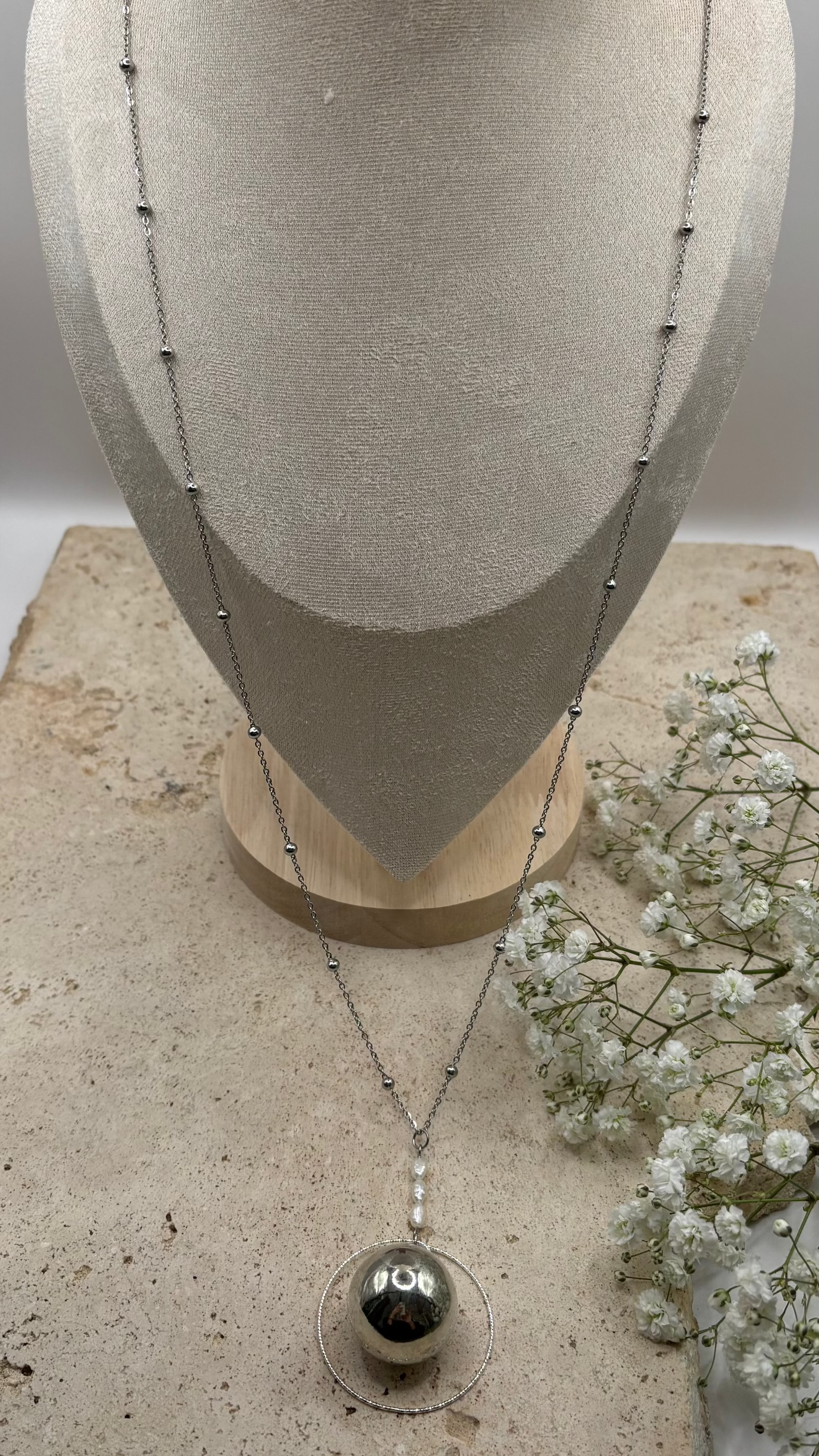 Bola Nacre de Vie Argent