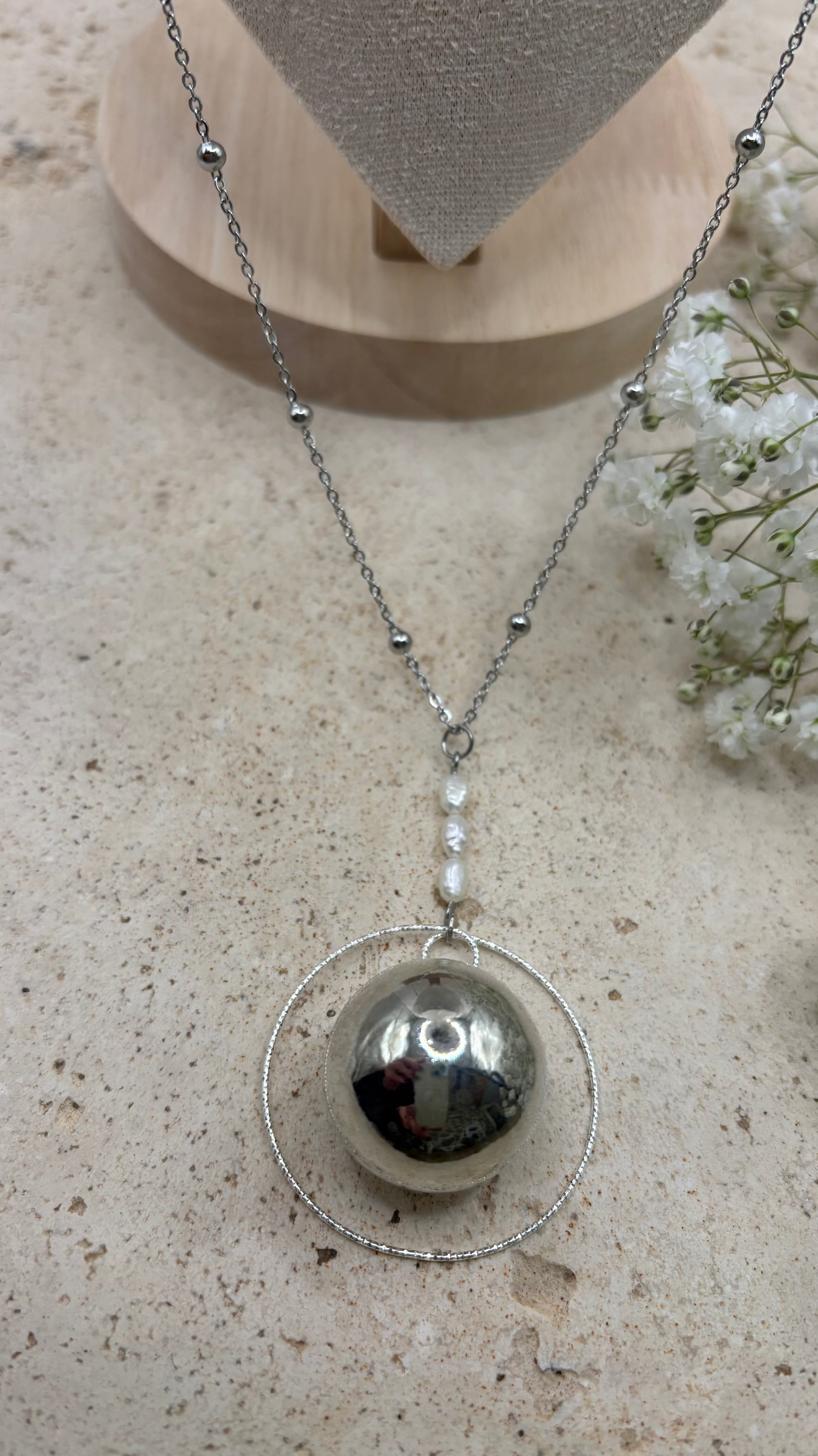 Bola Nacre de Vie Argent